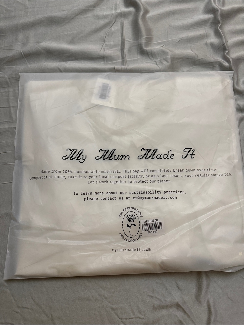NEW MY MUM MADE IT Babydoll Dress - White